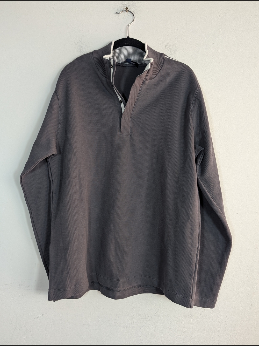 Hathaway Quarter-Zip Pullover Sweater, Size Large